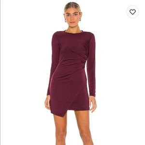 Krisa WRAP LONG SLEEVE MINI DRESS✨